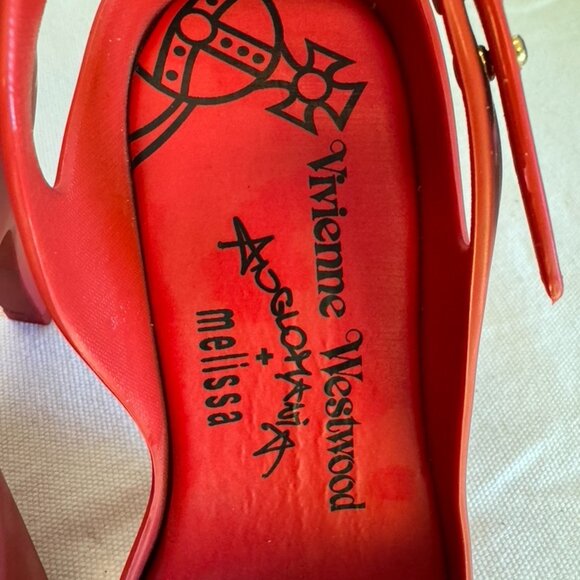 Vivienne Westwood Anglomania / Melissa red pump US 8 - Picture 3 of 6